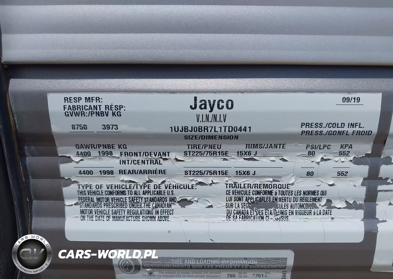 2020 Jayco Jay Flight 28 Bhs VIN:1UJBJ0BR7L1TD0441 - 9