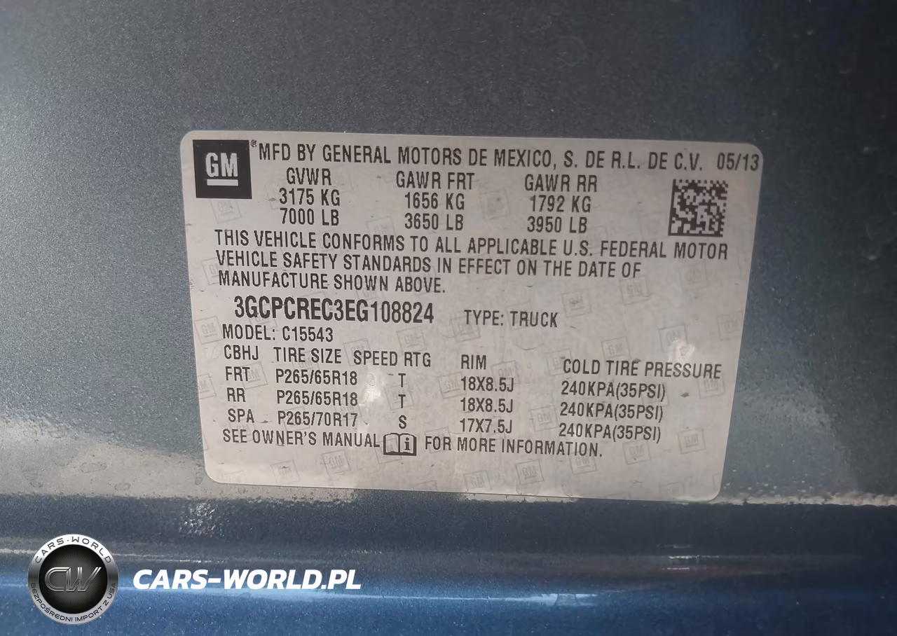 2014 Chevrolet Silverado 1500 1Lt VIN:3GCPCREC3EG108824 - 9