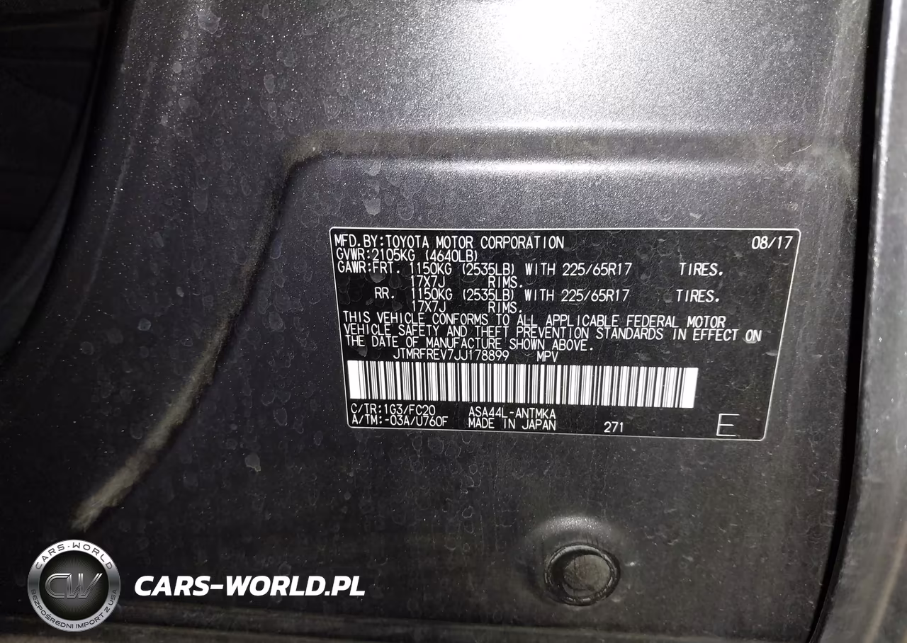 2018 Toyota Rav4 Xle VIN:JTMRFREV7JJ178899 - 9