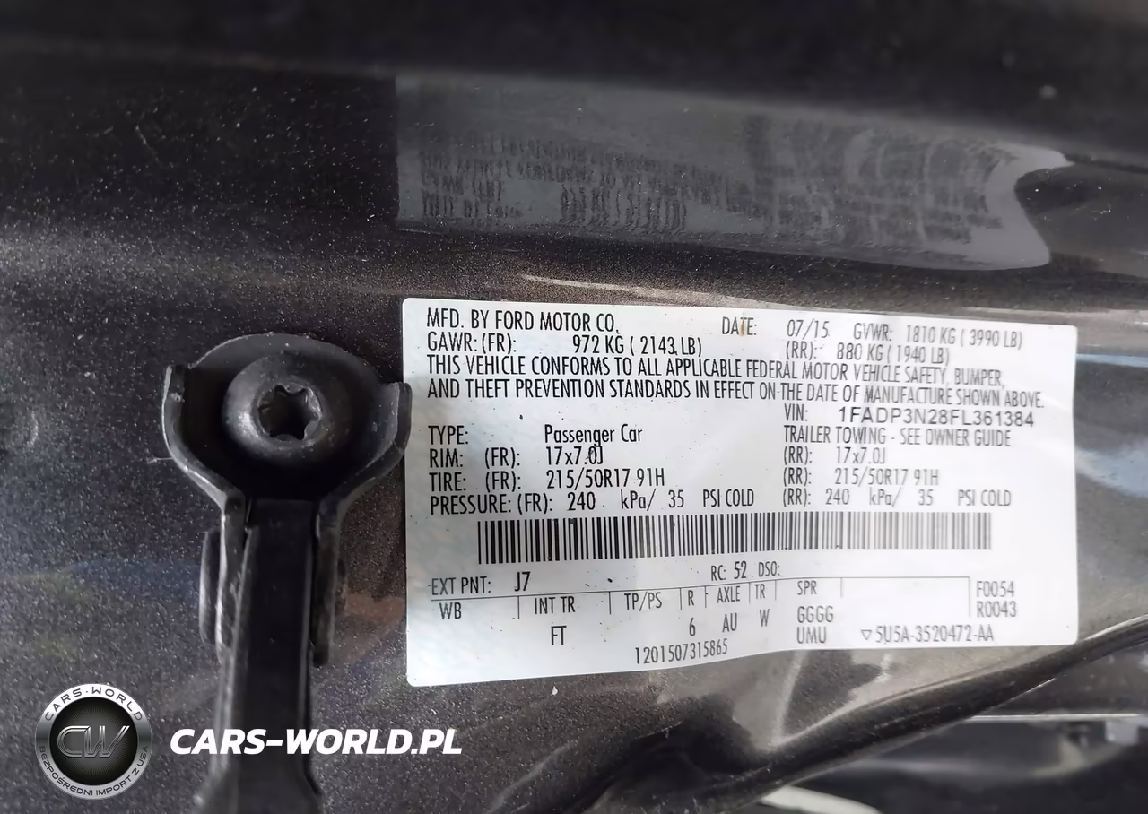 2015 Ford Focus Titanium VIN:1FADP3N28FL361384 - 9