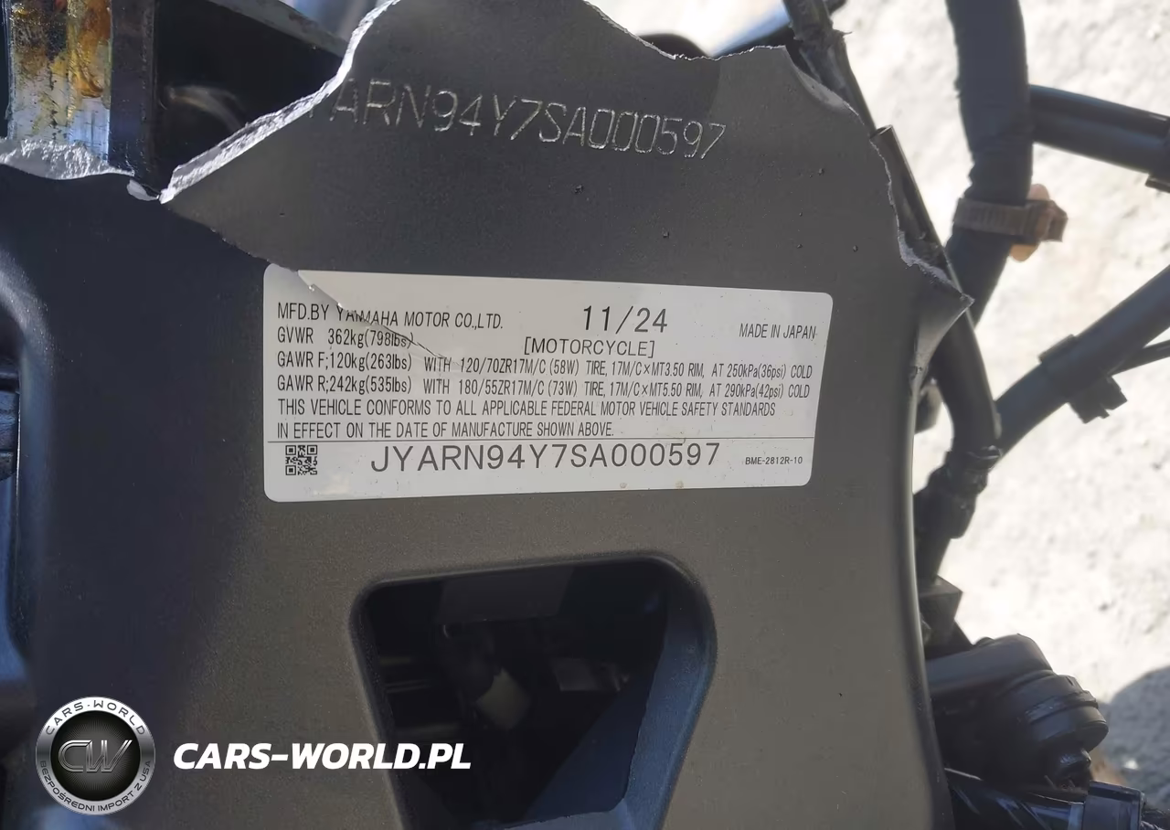 2025 Yamaha Mt09 C VIN:JYARN94Y7SA000597 - 10
