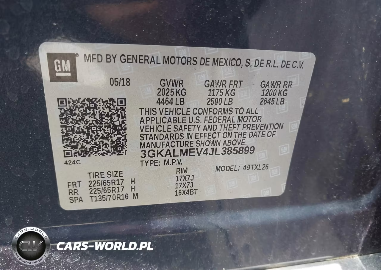 2018 GMC Terrain Sle VIN:3GKALMEV4JL385899 - 9