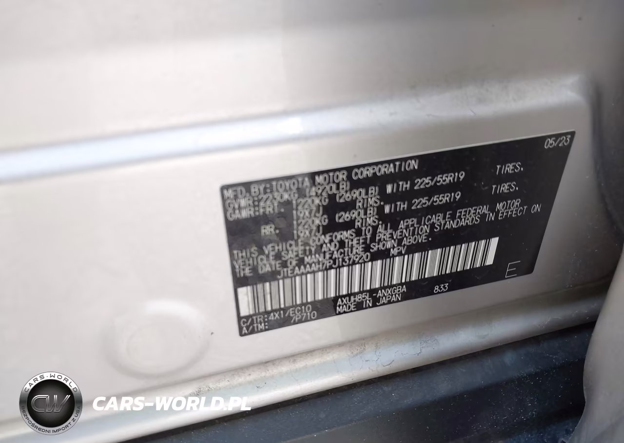 2023 Toyota Venza Xle VIN:JTEAAAAH7PJ137920 - 9