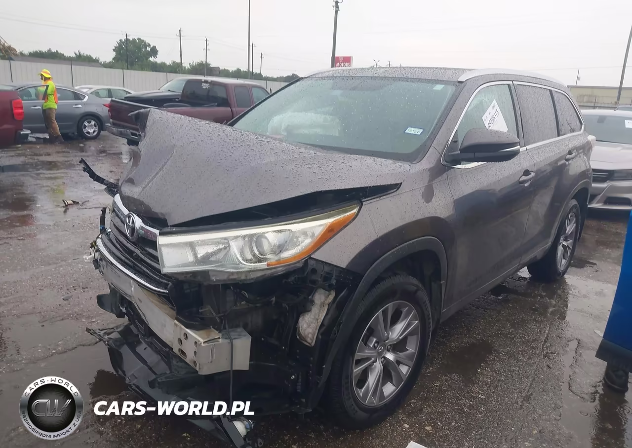 2015 Toyota Highlander Xle V6 VIN:5TDJKRFH1FS150849 - 2