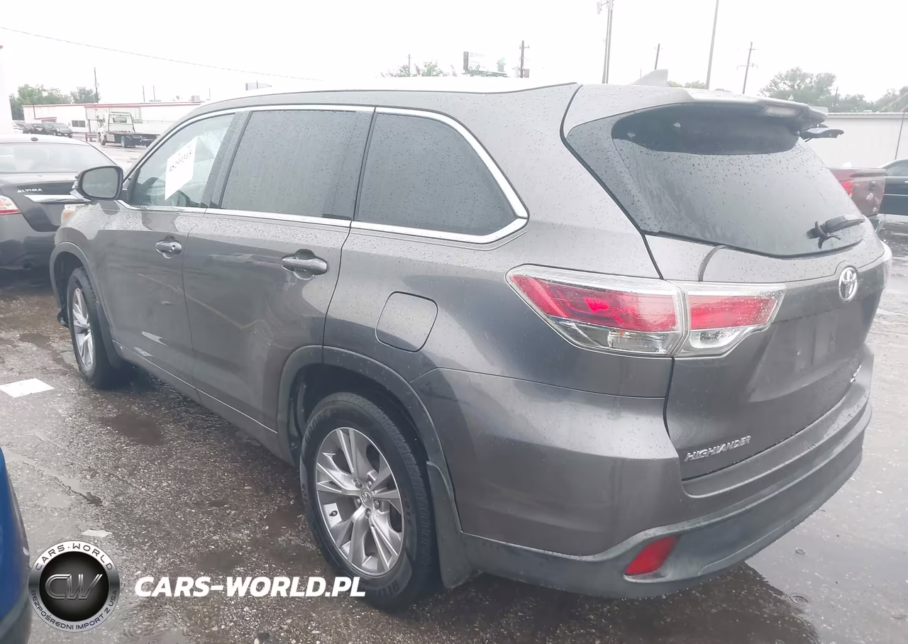 2015 Toyota Highlander Xle V6 VIN:5TDJKRFH1FS150849 - 3