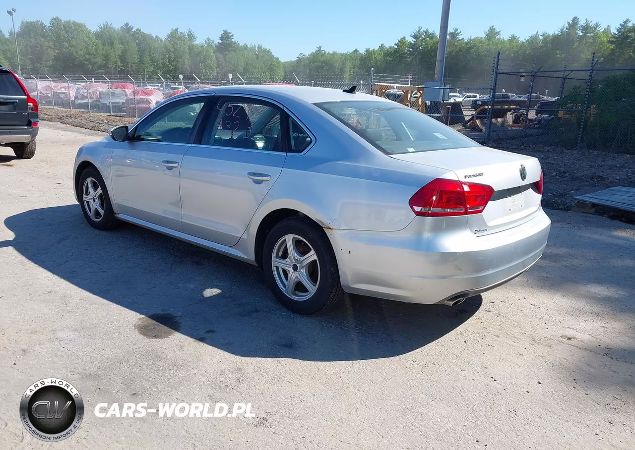 2012 Volkswagen Passat 2.5L Se VIN:1VWBP7A39CC009446 - 3