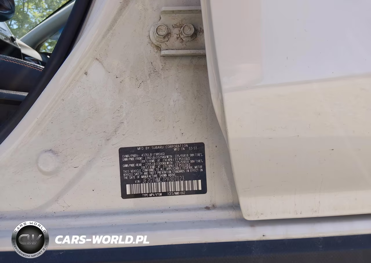 2023 Subaru Crosstrek Limited VIN:JF2GTHMC7PH307123 - 9