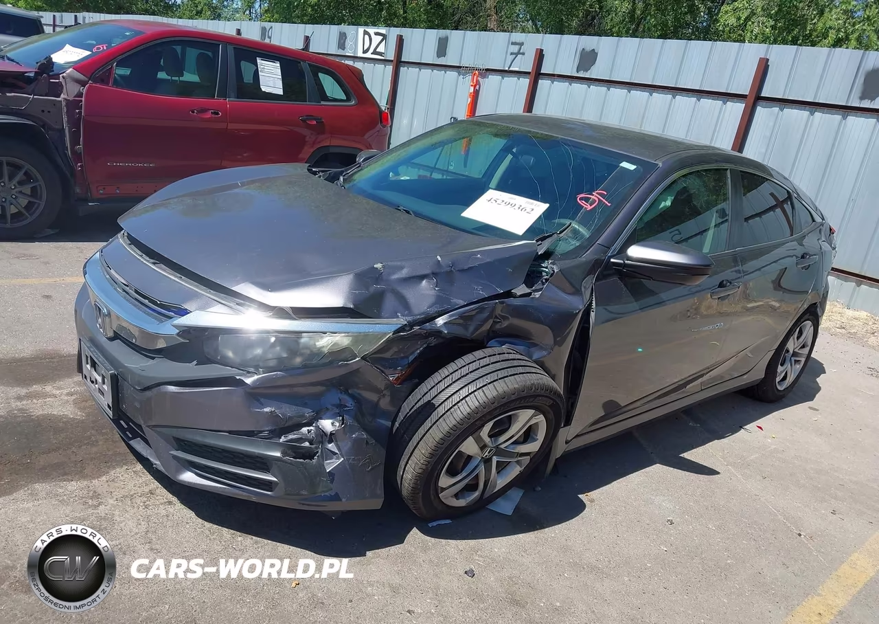 2016 Honda Civic Lx VIN:19XFC2F55GE012968 - 2