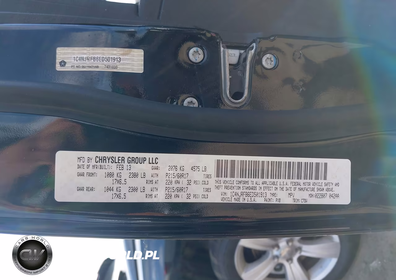 2014 Jeep Patriot Latitude VIN:1C4NJRFB6ED501913 - 9