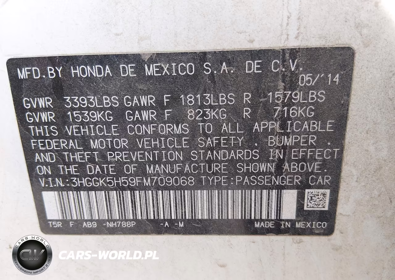 2015 Honda Fit Lx VIN:3HGGK5H59FM709068 - 9