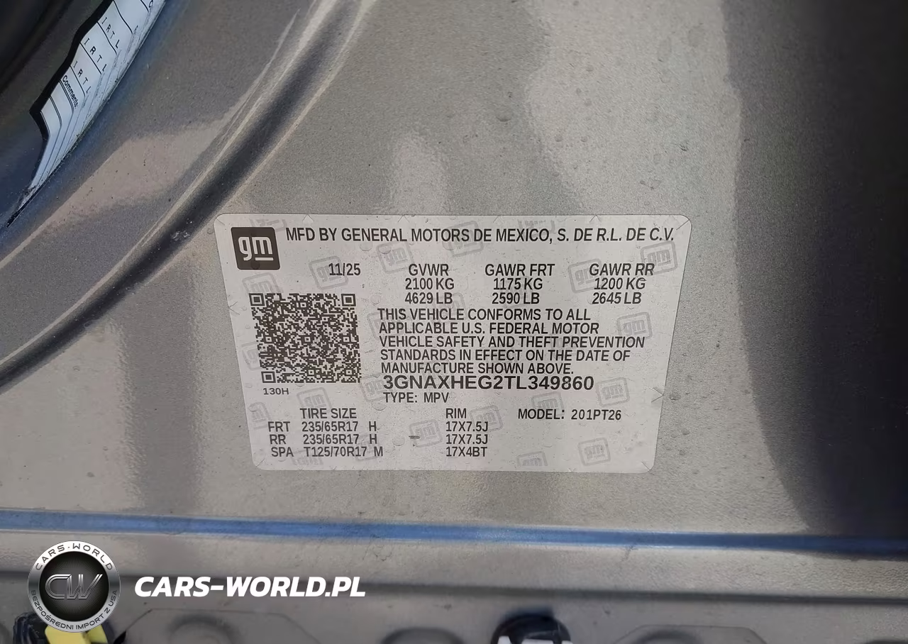 2026 Chevrolet Equinox Fwd Lt VIN:3GNAXHEG2TL349860 - 9