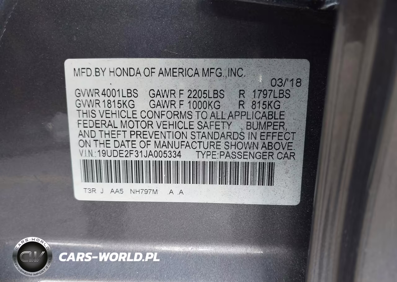 2018 Acura Ilx Acurawatch Plus Package VIN:19UDE2F31JA005334 - 9