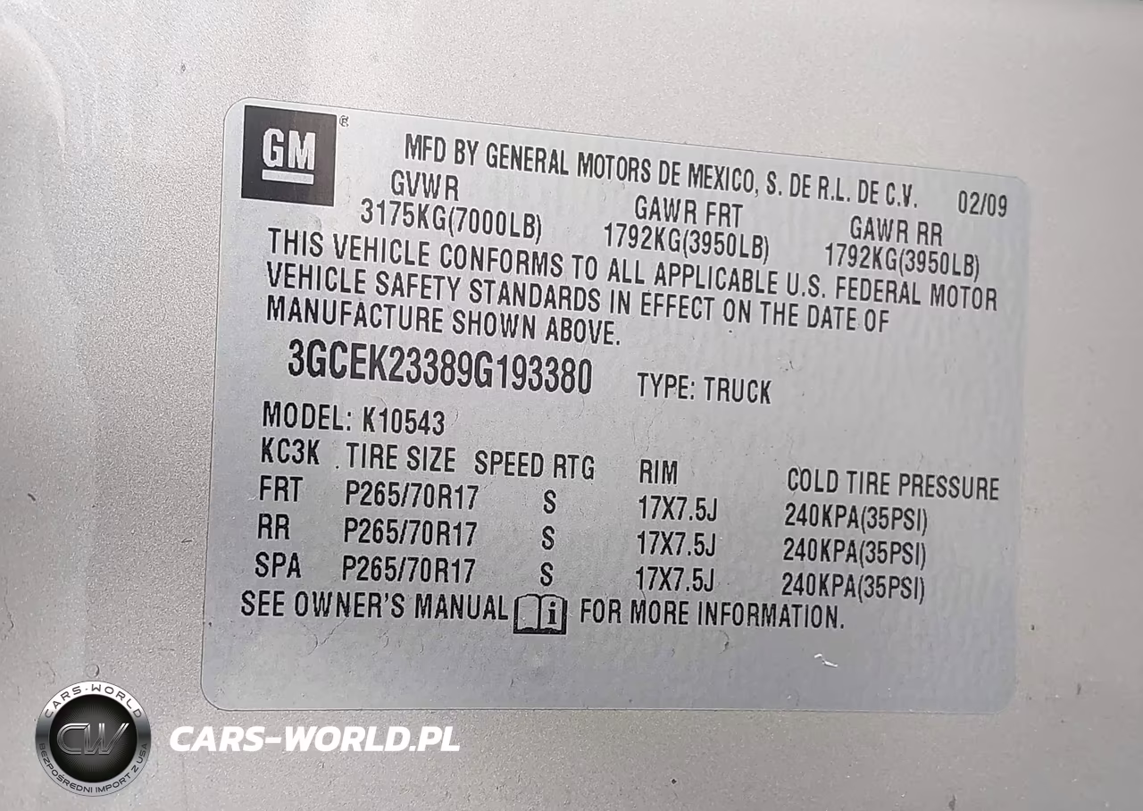2009 Chevrolet Silverado 1500 Lt VIN:3GCEK23389G193380 - 9