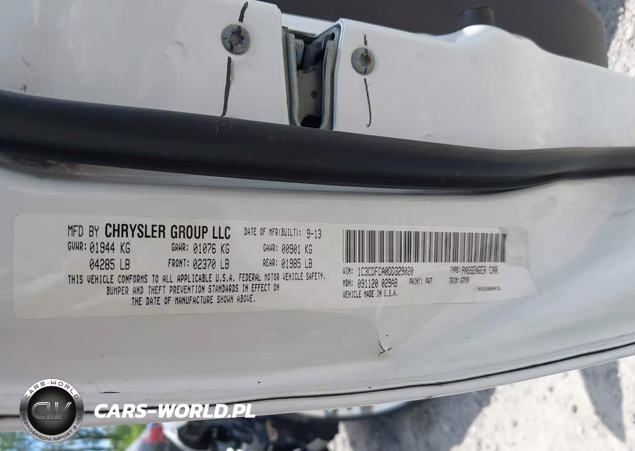 2013 Dodge Dart Limited VIN:1C3CDFCA0DD329020 - 9