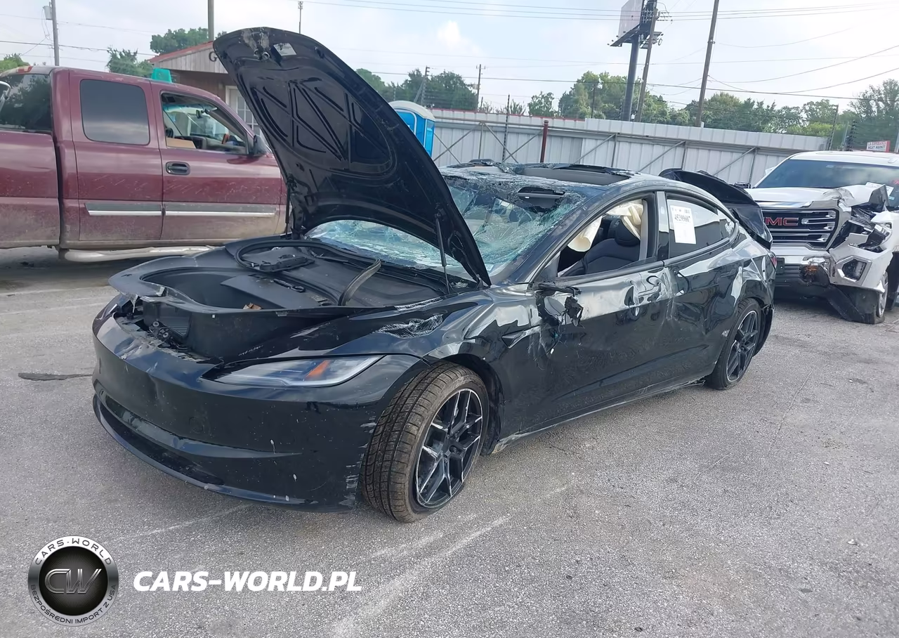 2024 Tesla Model 3 Long Range Dual Motor All-Wheel Drive-Rear-Wheel Drive VIN:5YJ3E1EA7RF733036 - 2