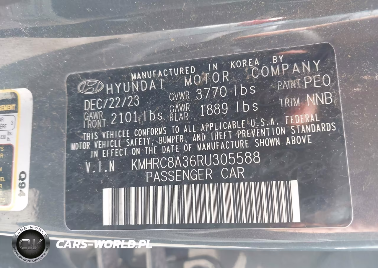 2024 Hyundai Venue Limited VIN:KMHRC8A36RU305588 - 9