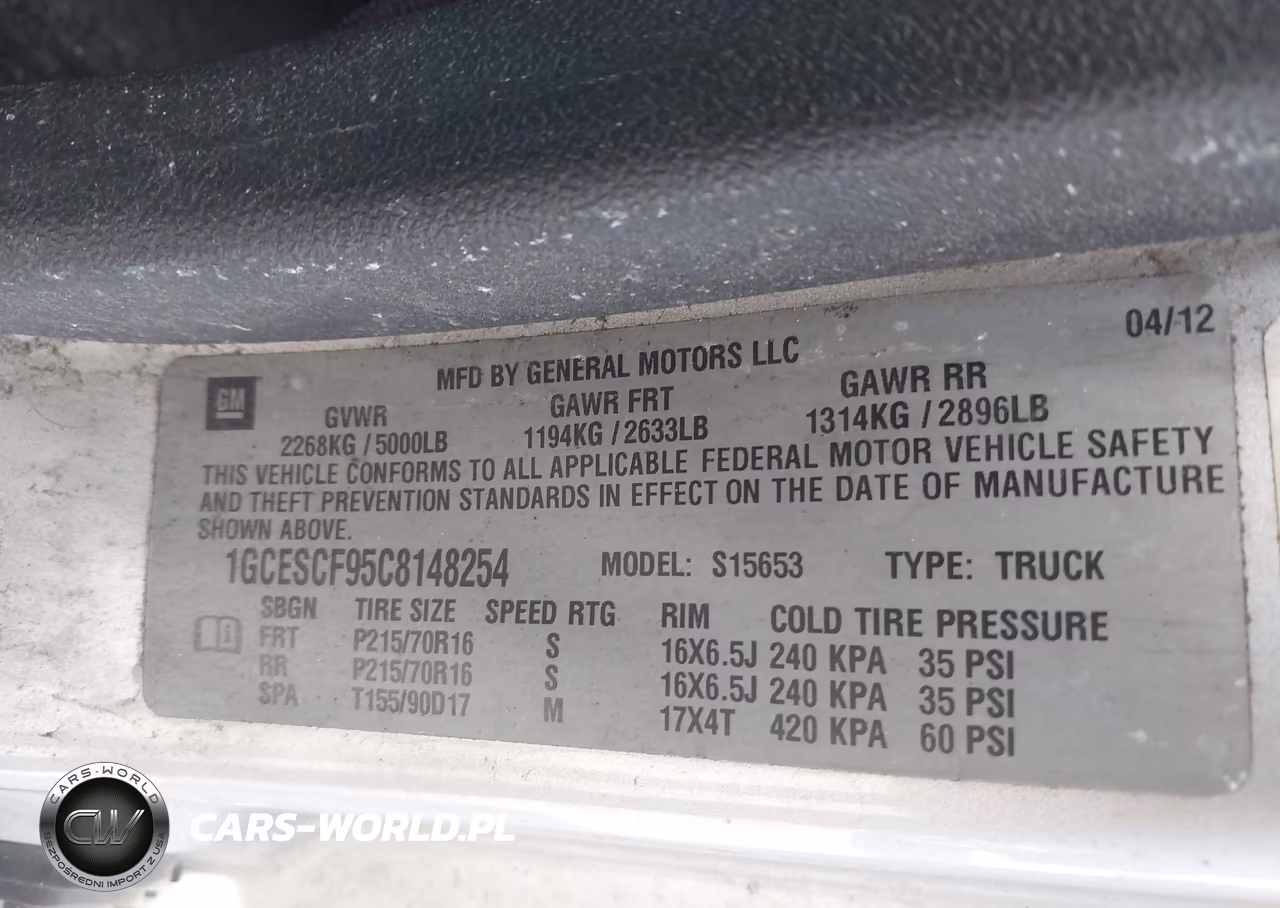 2012 Chevrolet Colorado 1Lt VIN:1GCESCF95C8148254 - 9