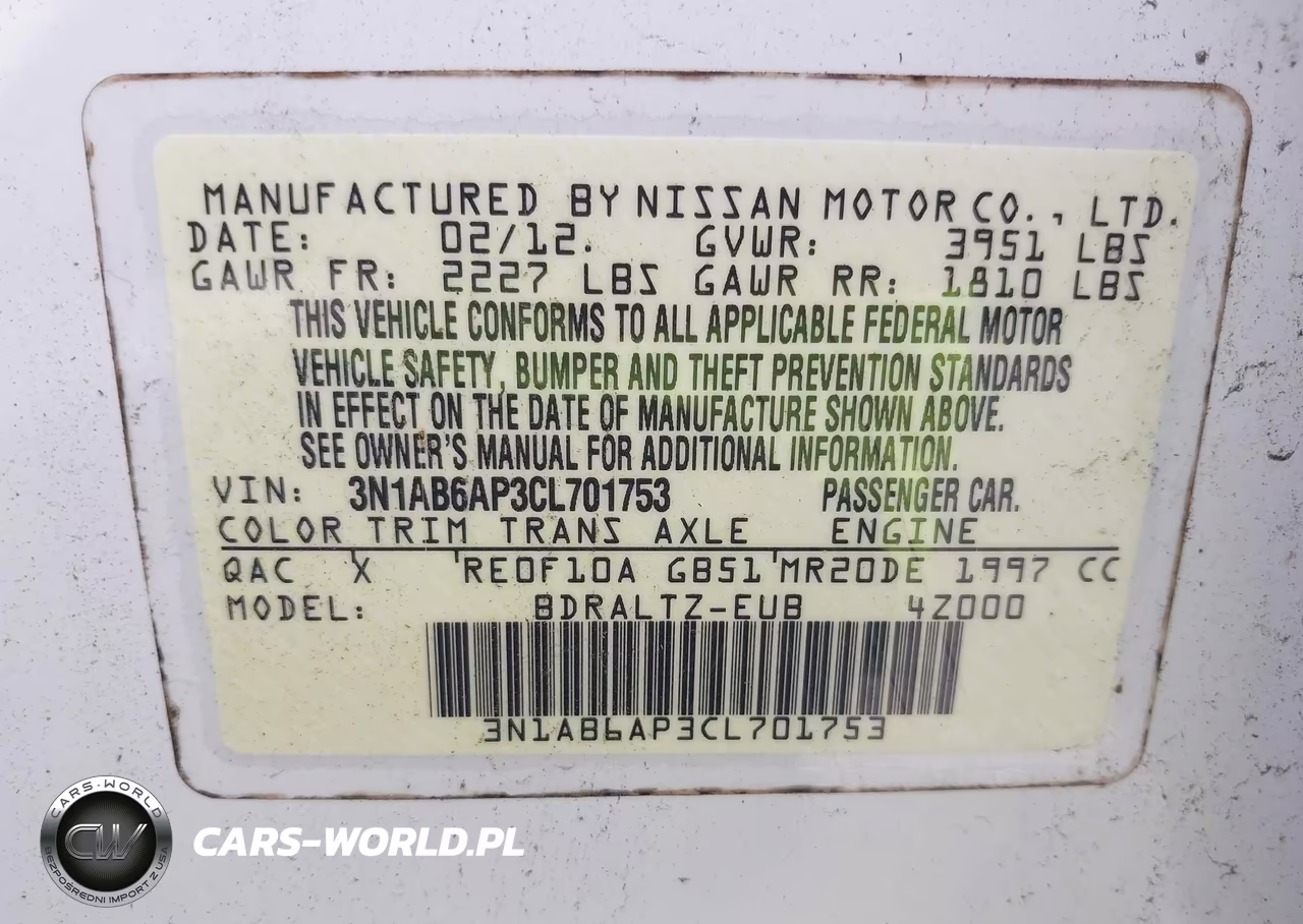 2012 Nissan Sentra 2.0 Sr VIN:3N1AB6AP3CL701753 - 9
