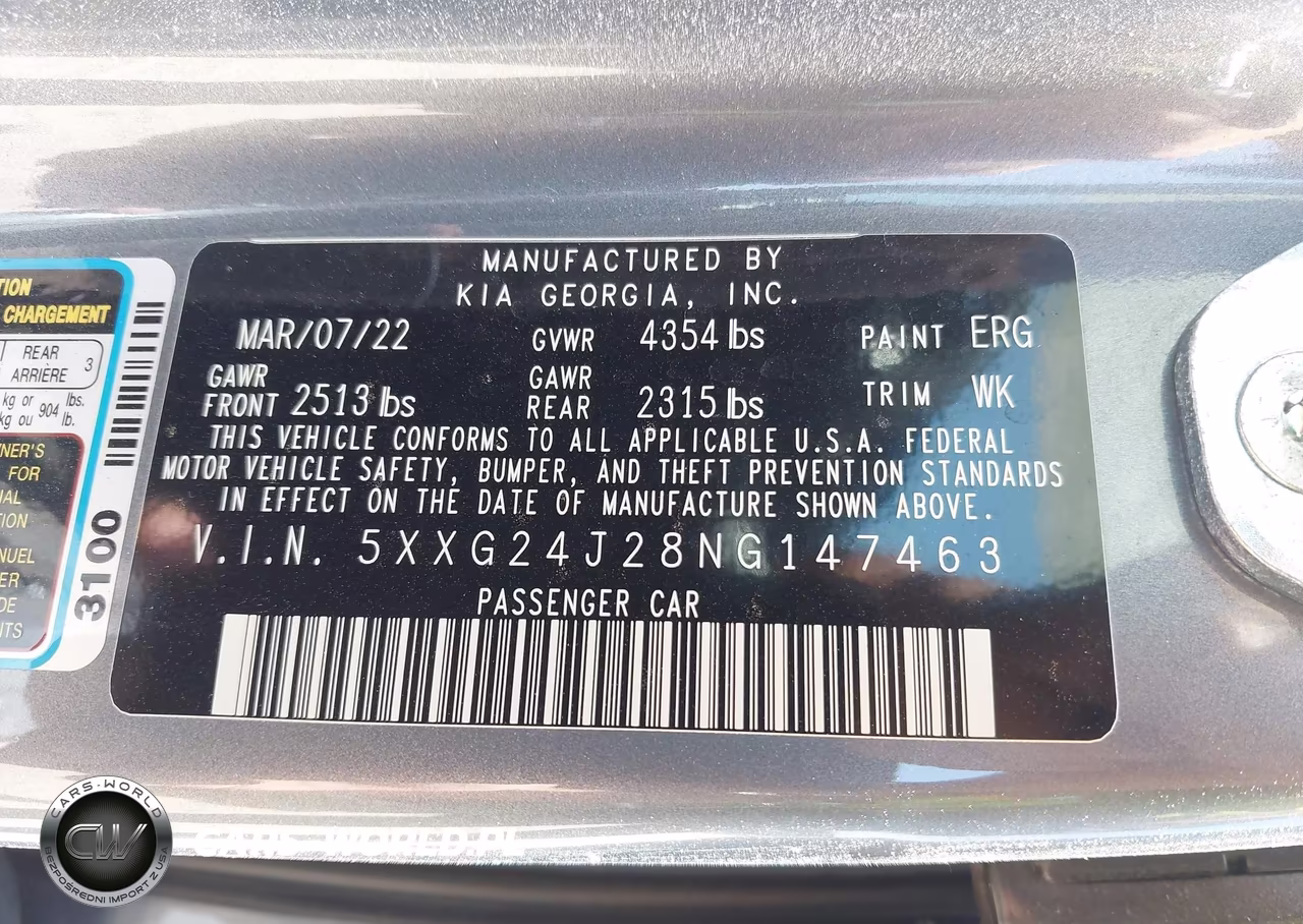 2022 Kia K5 Lx VIN:5XXG24J28NG147463 - 9