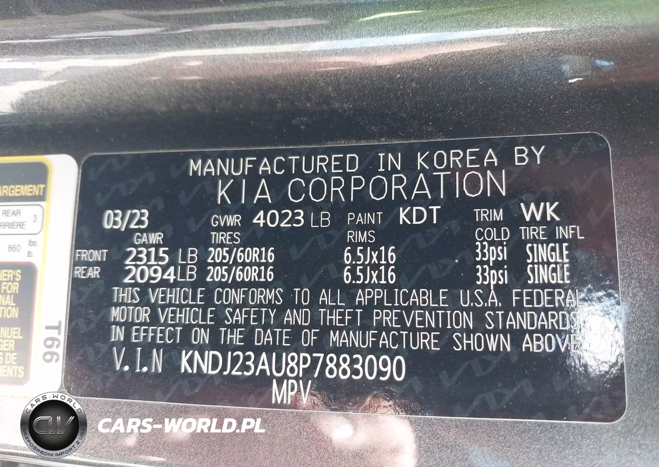 2023 Kia Soul Lx VIN:KNDJ23AU8P7883090 - 9