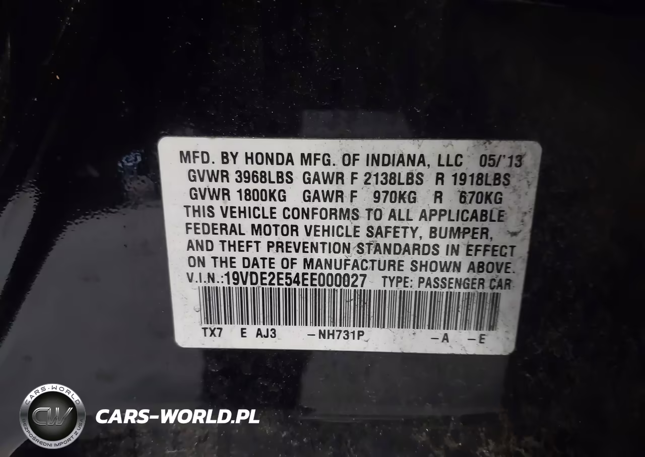 2014 Acura Ilx 2.4L VIN:19VDE2E54EE000027 - 9