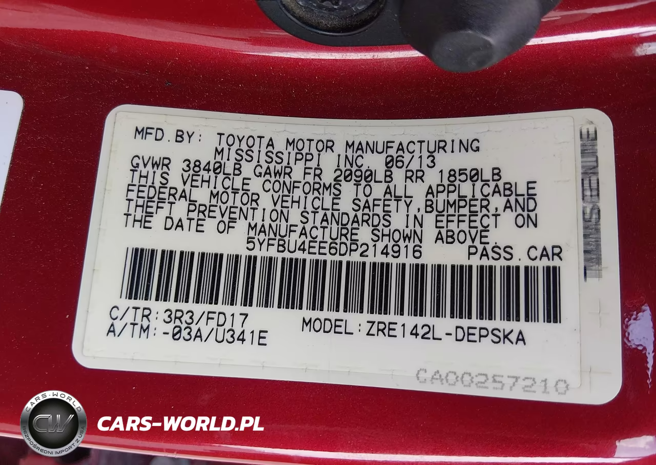 2013 Toyota Corolla S VIN:5YFBU4EE6DP214916 - 9