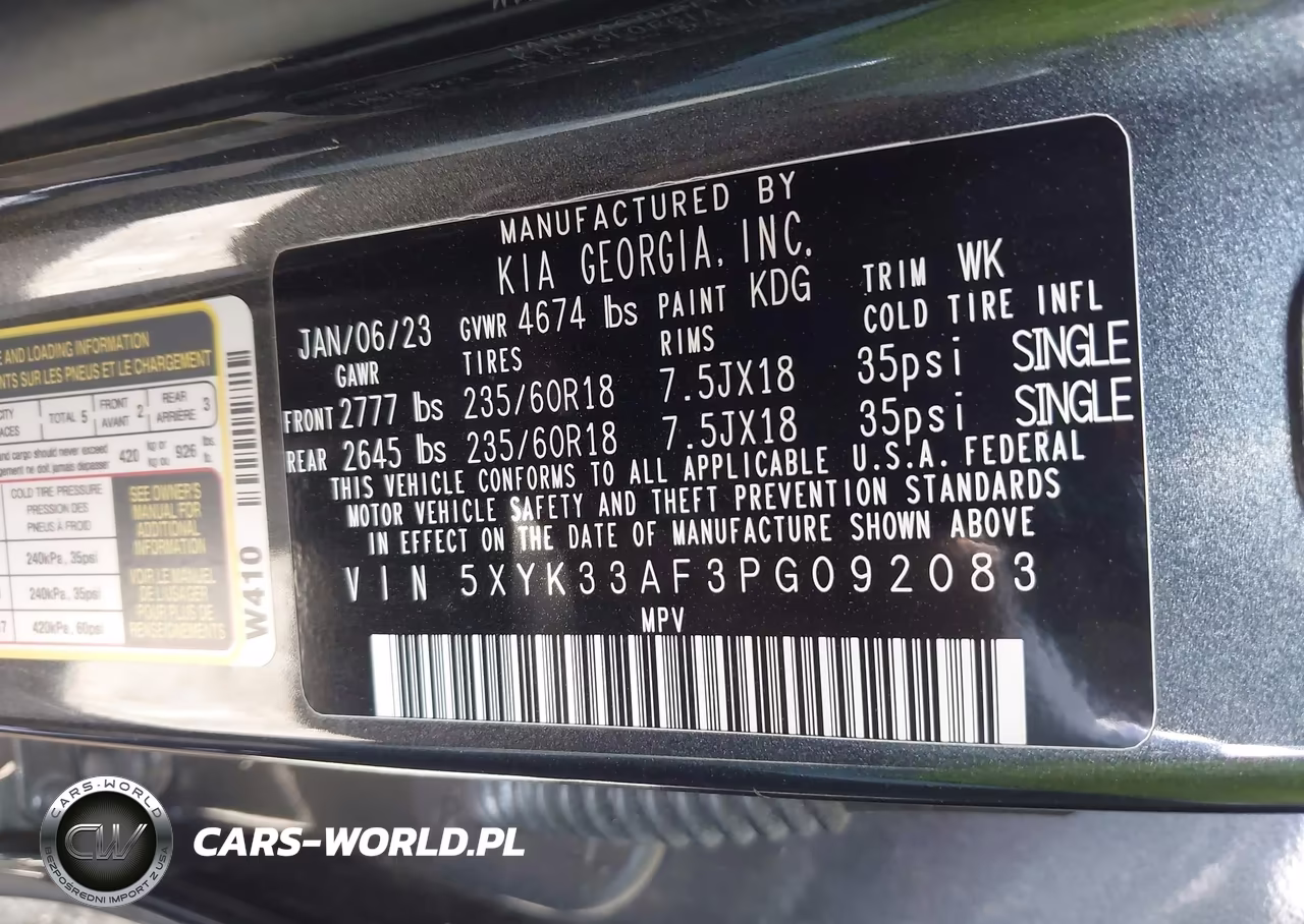 2023 Kia Sportage Ex VIN:5XYK33AF3PG092083 - 9