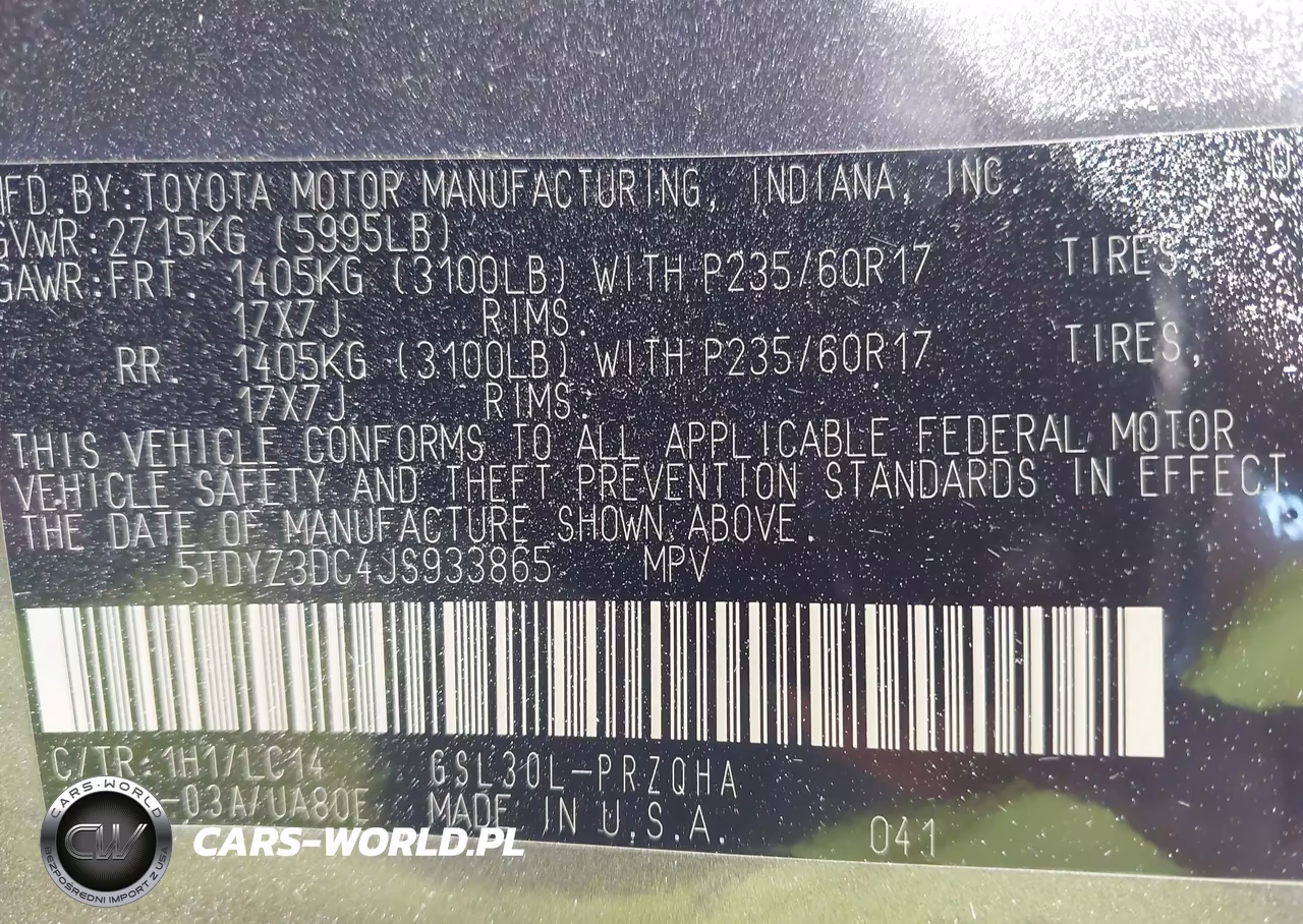 2018 Toyota Sienna Xle 8 Passenger VIN:5TDYZ3DC4JS933865 - 9