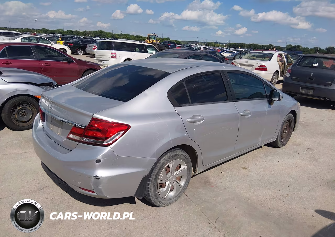 2014 Honda Civic Lx VIN:19XFB2F50EE036384 - 4