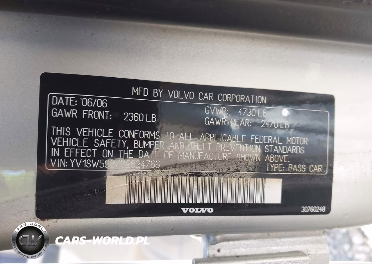 2007 Volvo V70 2.5T VIN:YV1SW592772624766 - 9