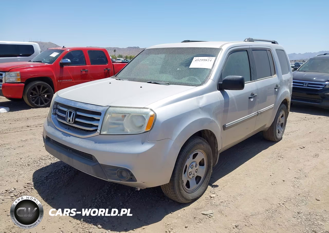 2014 Honda Pilot Lx VIN:5FNYF4H23EB033792 - 2