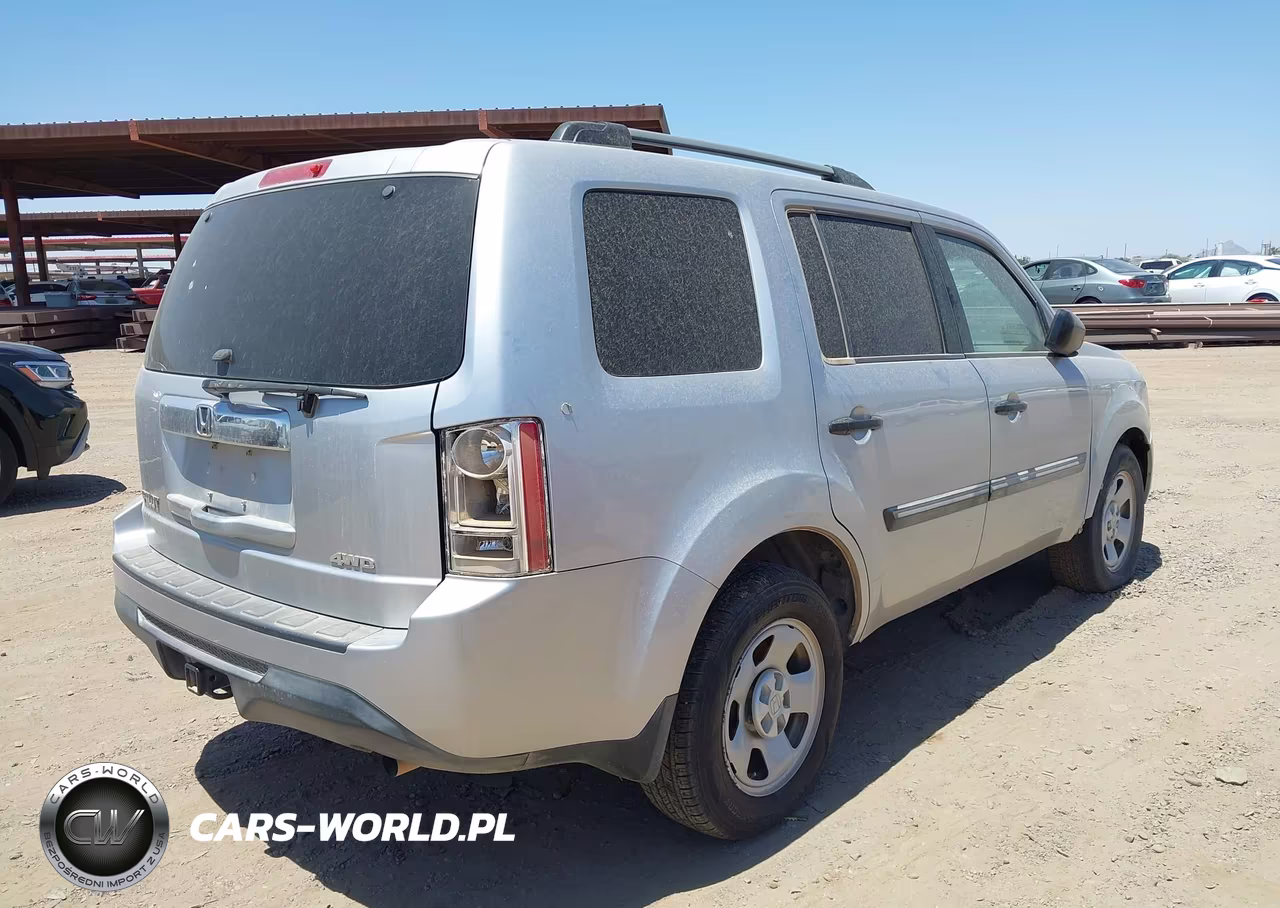 2014 Honda Pilot Lx VIN:5FNYF4H23EB033792 - 4