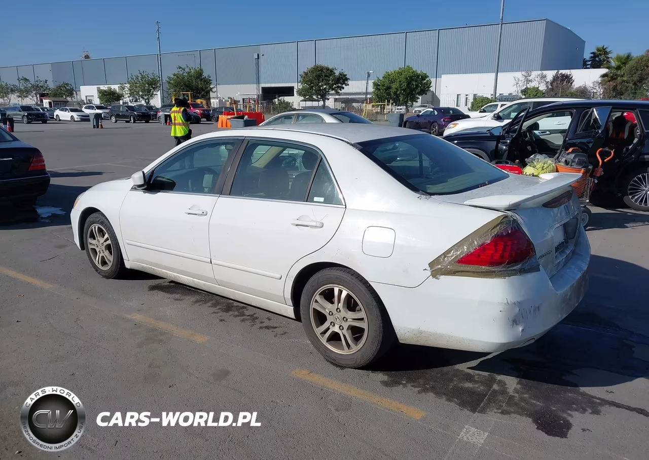 2007 Honda Accord 2.4 Ex VIN:1HGCM567X7A119926 - 3