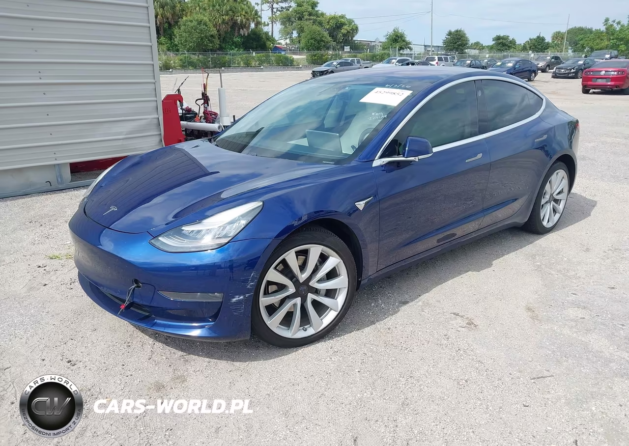 2018 Tesla Model 3 Long Range-Mid Range VIN:5YJ3E1EA3JF178171 - 2