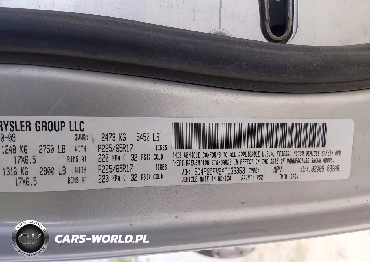 2010 Dodge Journey Sxt VIN:3D4PG5FV6AT138353 - 9