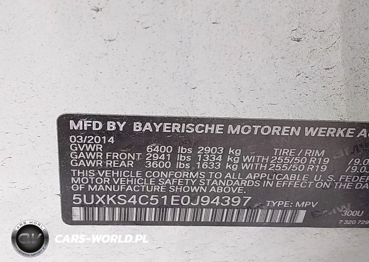 2014 BMW X5 xDrive35D VIN:5UXKS4C51E0J94397 - 9