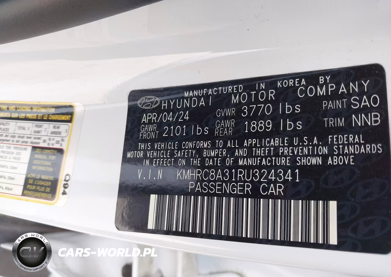 2024 Hyundai Venue Limited VIN:KMHRC8A31RU324341 - 9