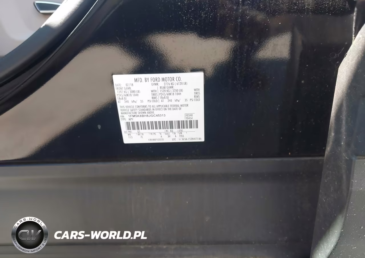 2018 Ford Explorer VIN:1FM5K8BH8JGC45313 - 9