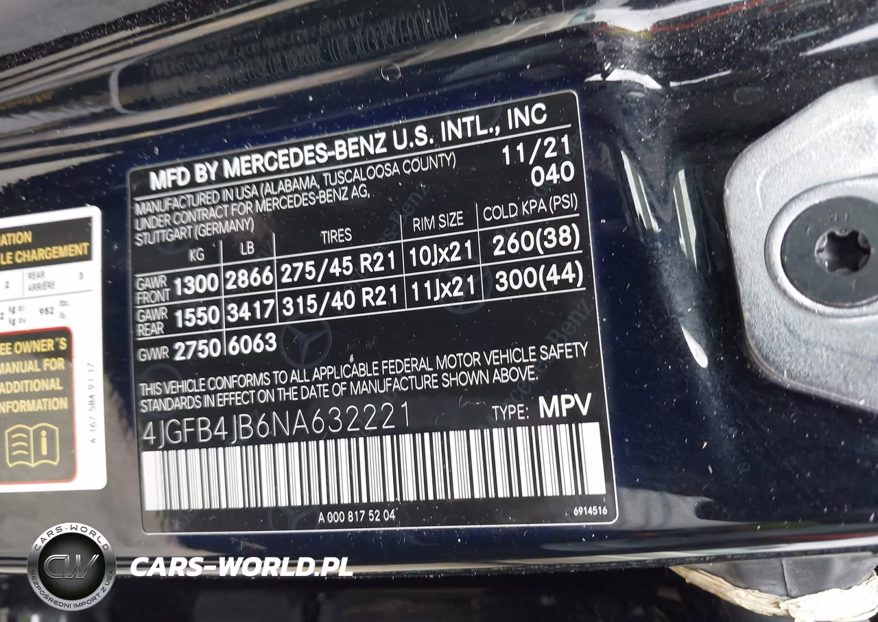 2022 Mercedes-Benz Gle 350 VIN:4JGFB4JB6NA632221 - 9