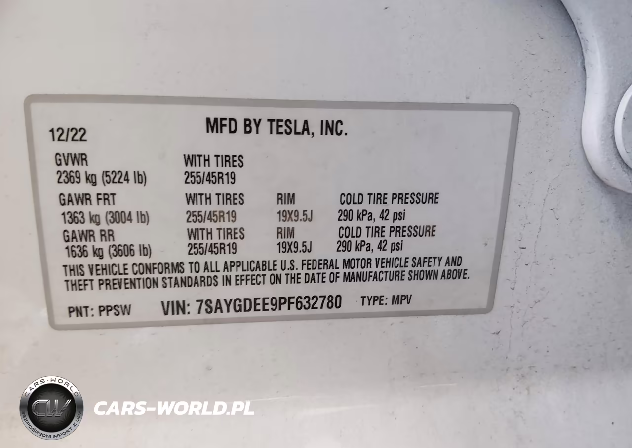 2023 Tesla Model Y Awd-Long Range Dual Motor All-Wheel Drive VIN:7SAYGDEE9PF632780 - 9