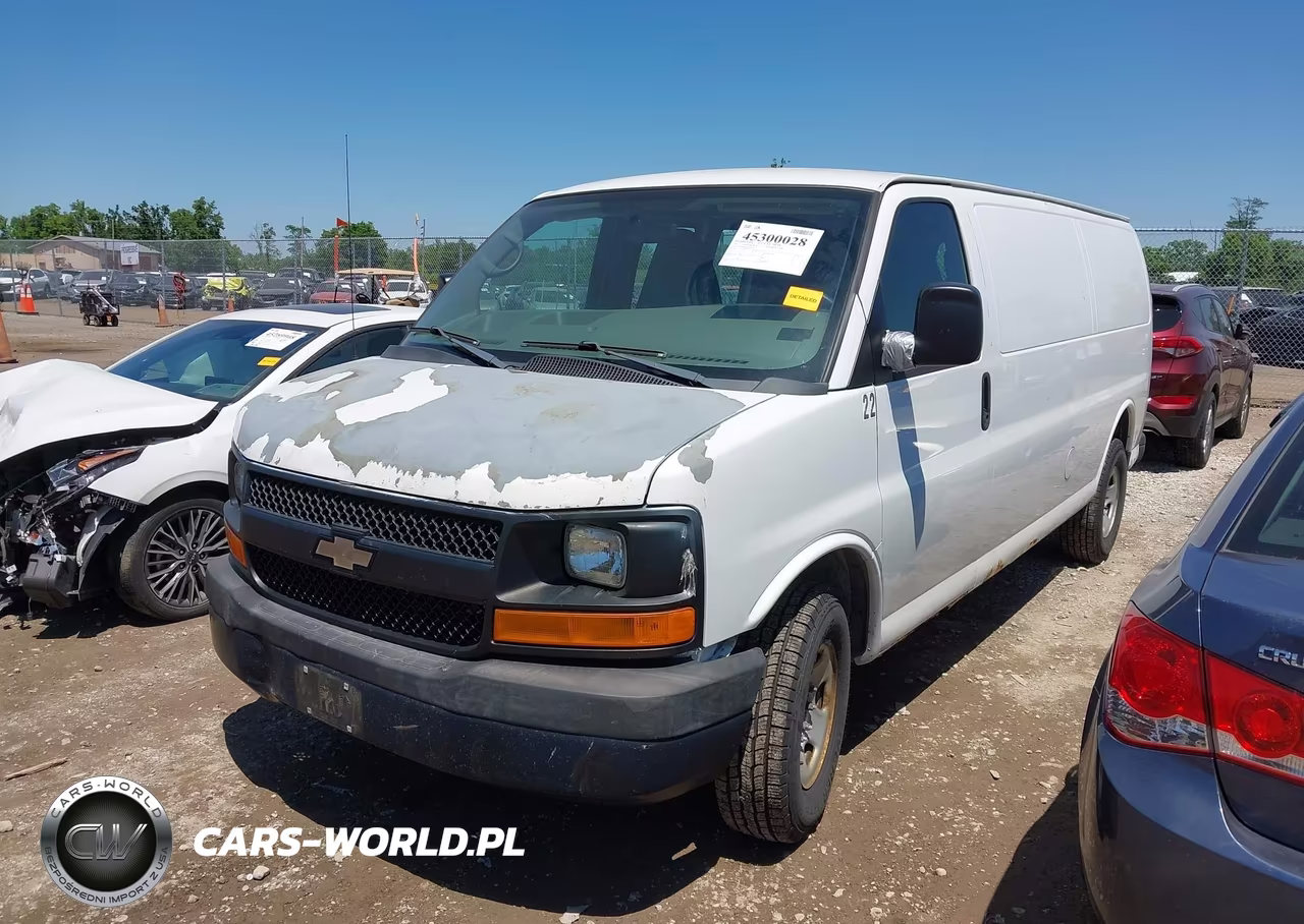 2012 Chevrolet Express 2500 Work Van VIN:1GCWGGBA2C1142952 - 2