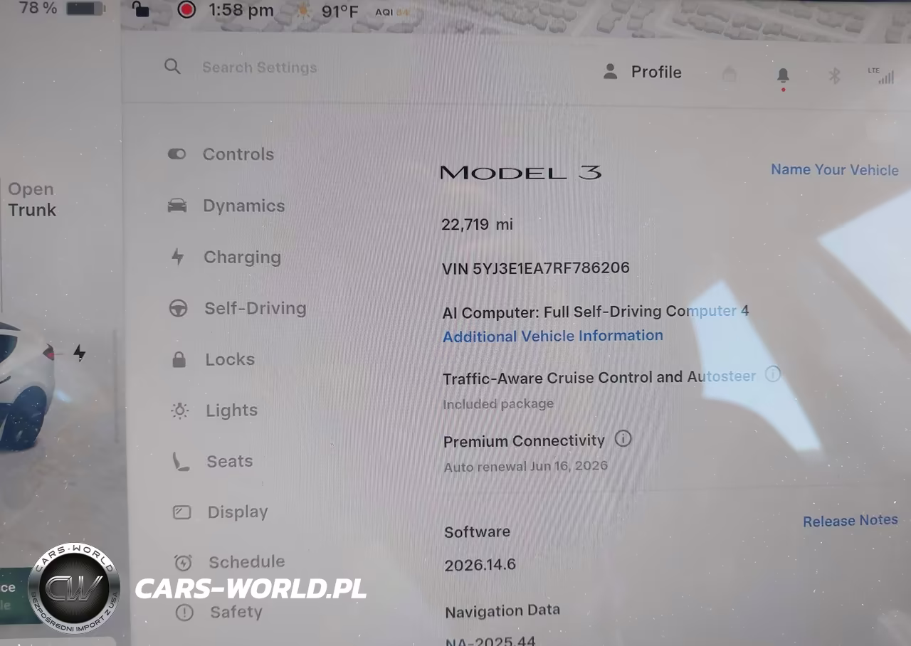 2024 Tesla Model 3 Long Range Dual Motor All-Wheel Drive-Rear-Wheel Drive VIN:5YJ3E1EA7RF786206 - 18