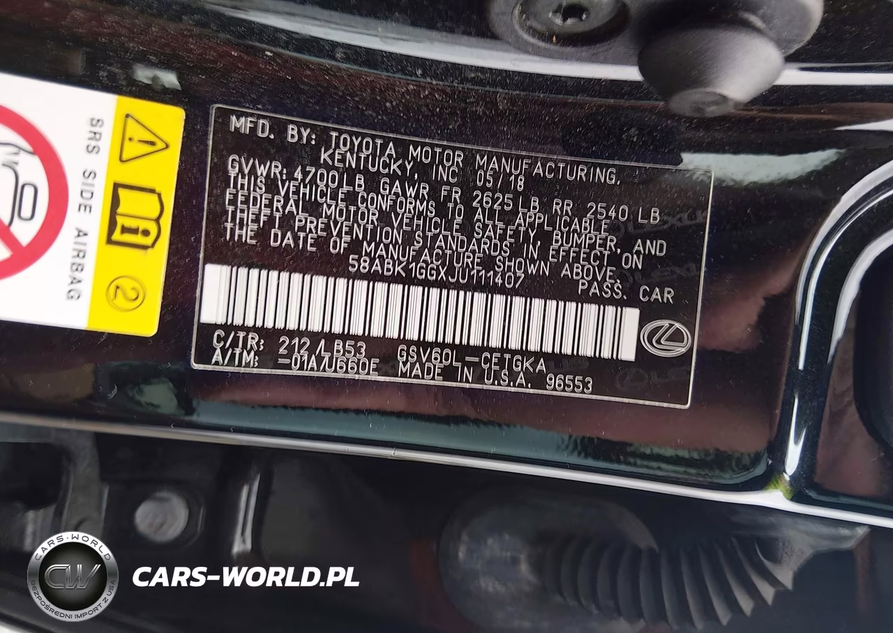 2018 Lexus Es 350 VIN:58ABK1GGXJU111407 - 9