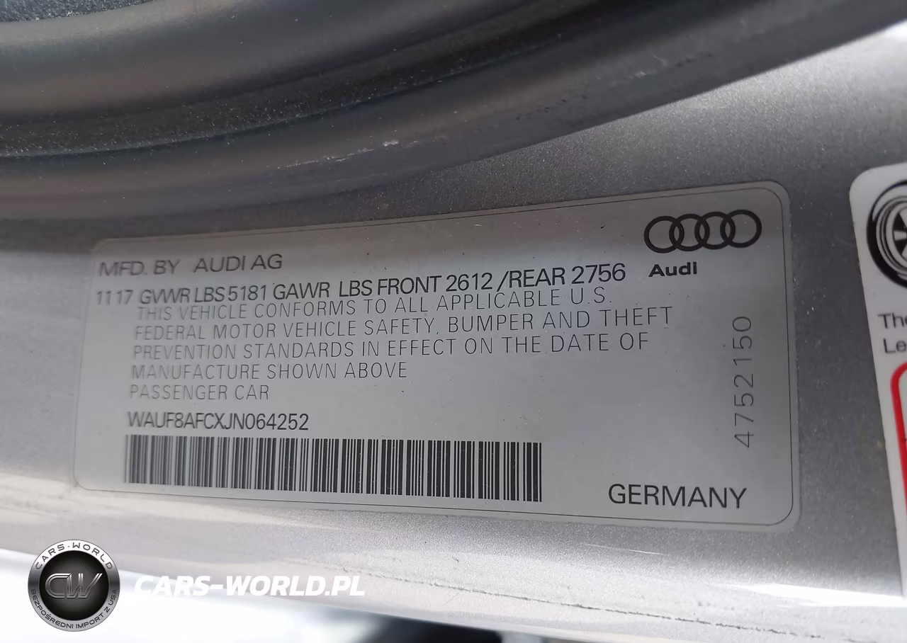 2018 Audi A6 2.0T Premium-2.0T Sport VIN:WAUF8AFCXJN064252 - 9
