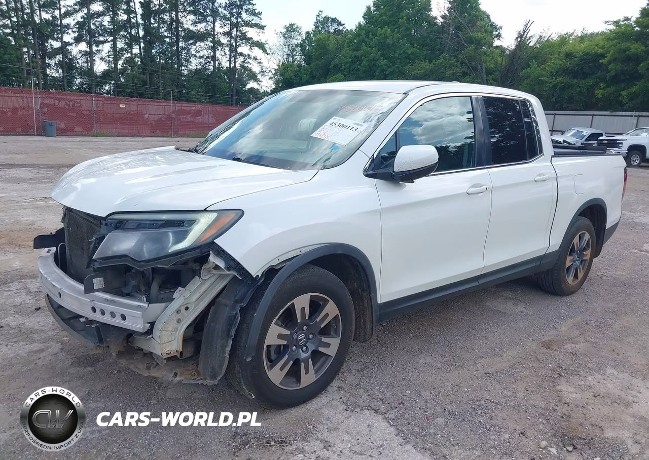 2017 Honda Ridgeline Rtl-T VIN:5FPYK2F67HB011618 - 2