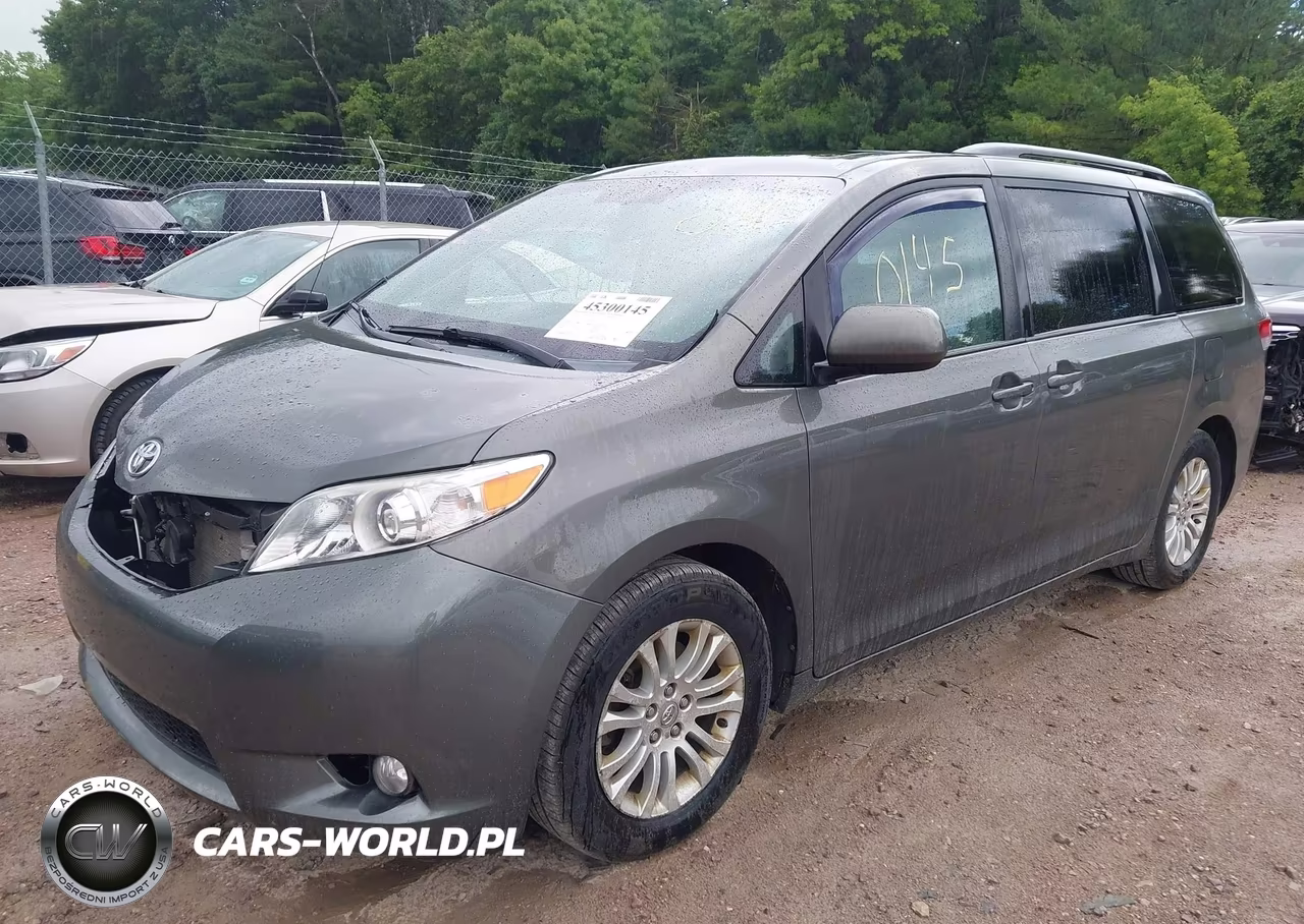2012 Toyota Sienna Xle V6 8 Passenger VIN:5TDYK3DC5CS249933 - 2