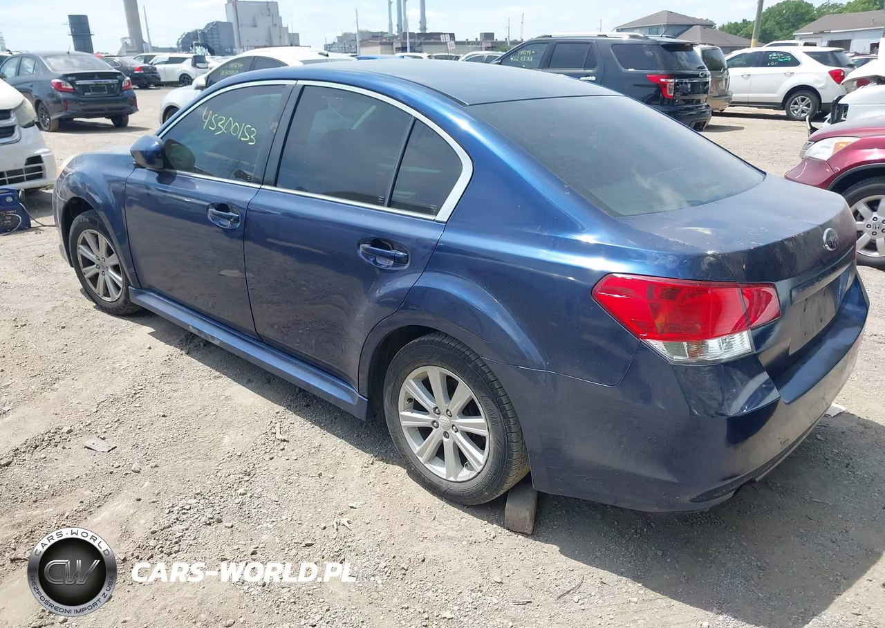 2011 Subaru Legacy 2.5I Premium VIN:4S3BMCG66B3238445 - 3