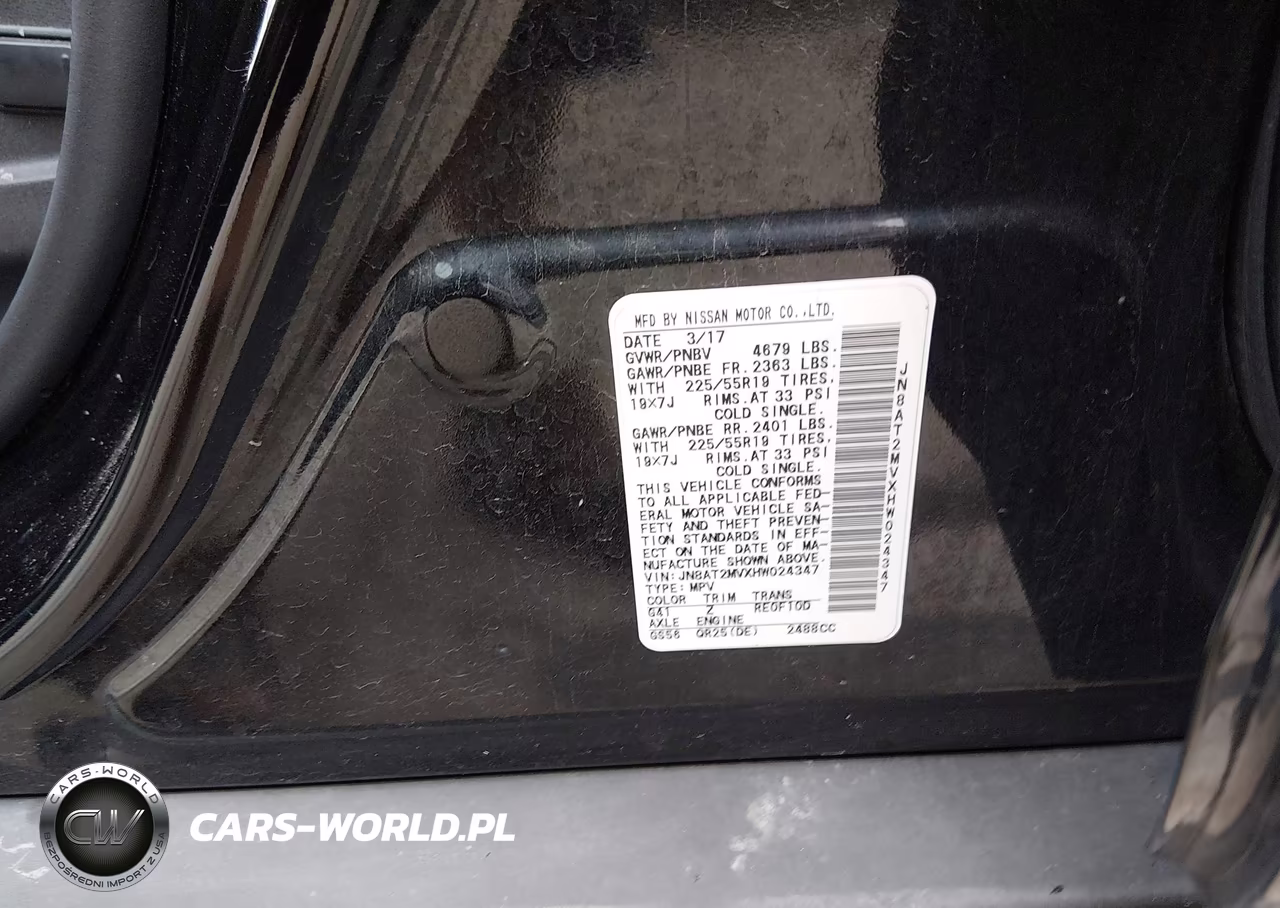 2017 Nissan Rogue Sl VIN:JN8AT2MVXHW024347 - 9