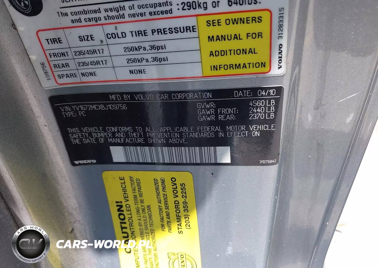 2011 Volvo C70 T5 VIN:YV1672MCXBJ109756 - 9
