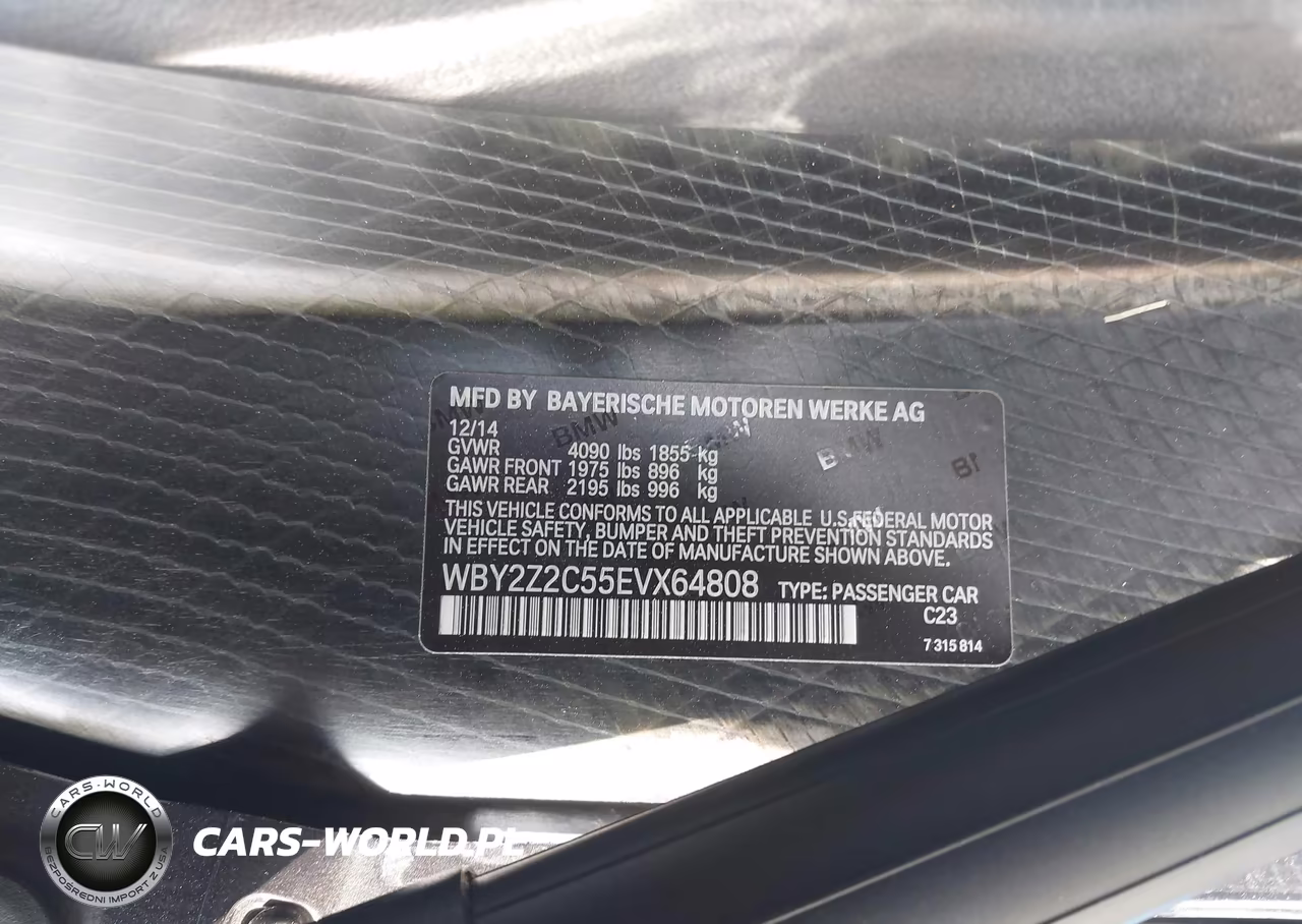 2014 BMW I8 VIN:WBY2Z2C55EVX64808 - 9